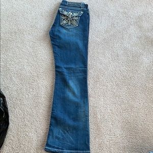 Women’s jeans size 9 brand L.A.idol western bling